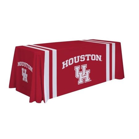 SHOWDOWN DISPLAYS Showdown Displays 810026HOUS-002 6 ft. NCAA Houston Cougars Dye Sublimated Table Throw - No.002 810026HOUS-002